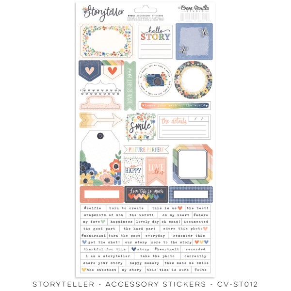 Cocoa Vanilla - Storyteller - Accessory Stickers