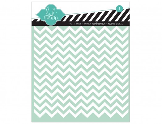 Spray Stencil 6x6 - Chevron