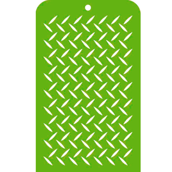 Kaisercraft Mini Designer Stencil - Checker Plate