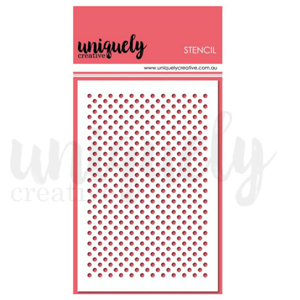 Uniquely Creative Stencil - Tiny Dots