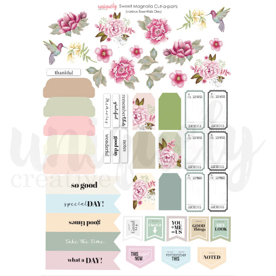 Uniquely Creative - Sweet Magnolia - Cut-a-Part sheet